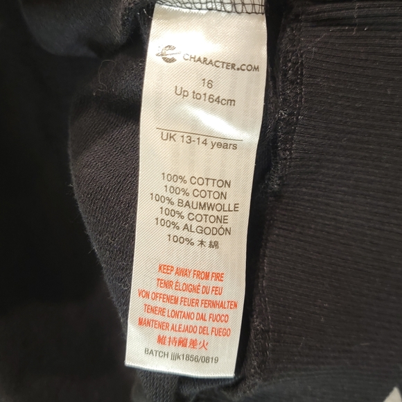 Jo Siwa Baseball Style Black/Pink Jacket Girl Power Bold Brave Beautiful Sz 16 - Picture 6 of 7